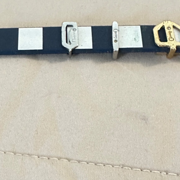 2/$15 KEEP Collective silicone, navy, and white bracelet with slide charms - Picture 7 of 13